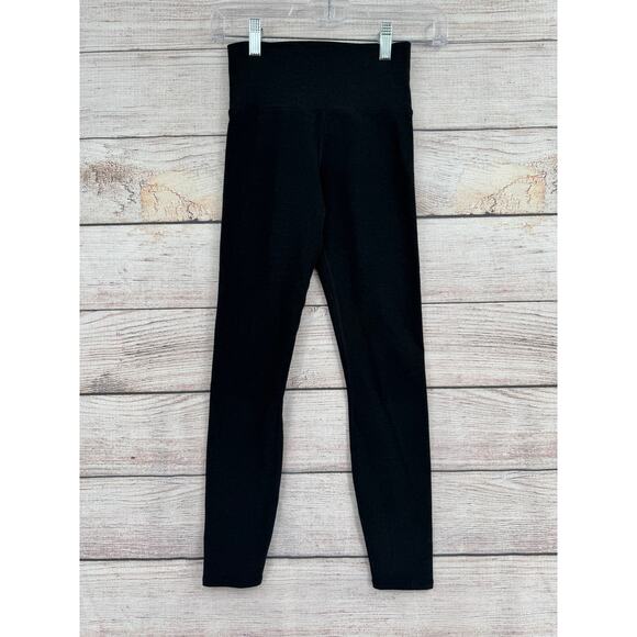Vuori Clean Elevation Legging Womens XS Black Gray Stretch Back Zip Pocket - Picture 1 of 10